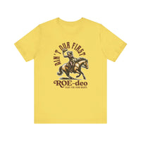 Thumbnail for My First Roe - deo Feminist Tee - Sunlit Funlit Country Music Tees