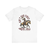 Thumbnail for My First Roe - deo Feminist Tee - Sunlit Funlit Country Music Tees