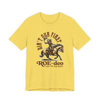 Thumbnail for My First Roe - deo Feminist Tee - Sunlit Funlit Country Music Tees