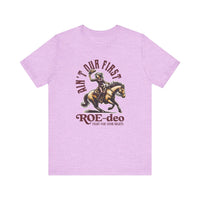 Thumbnail for My First Roe - deo Feminist Tee - Sunlit Funlit Country Music Tees
