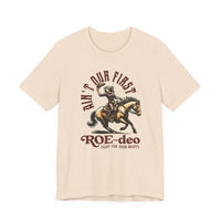 Thumbnail for My First Roe - deo Feminist Tee - Sunlit Funlit Country Music Tees
