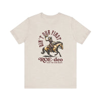 Thumbnail for My First Roe - deo Feminist Tee - Sunlit Funlit Country Music Tees