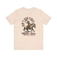 Thumbnail for My First Roe - deo Feminist Tee - Sunlit Funlit Country Music Tees