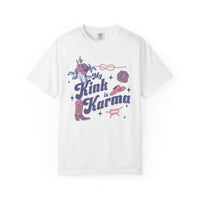 Thumbnail for My Kink Is Karma Western Comfort Colors Tee - Sunlit Funlit Country Music Tees
