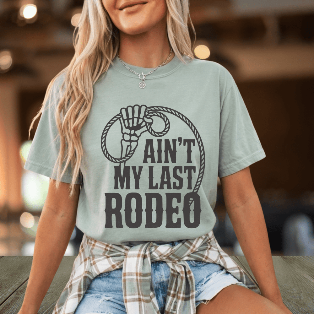 My Last Rodeo Lasso Tee - Sunlit Funlit Country Concert Tees