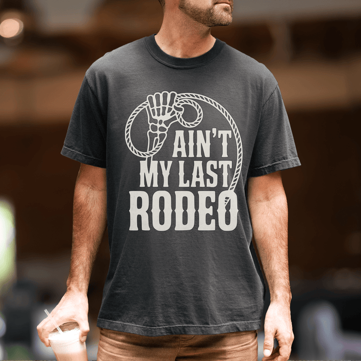 My Last Rodeo Lasso Tee - Sunlit Funlit Country Concert Tees