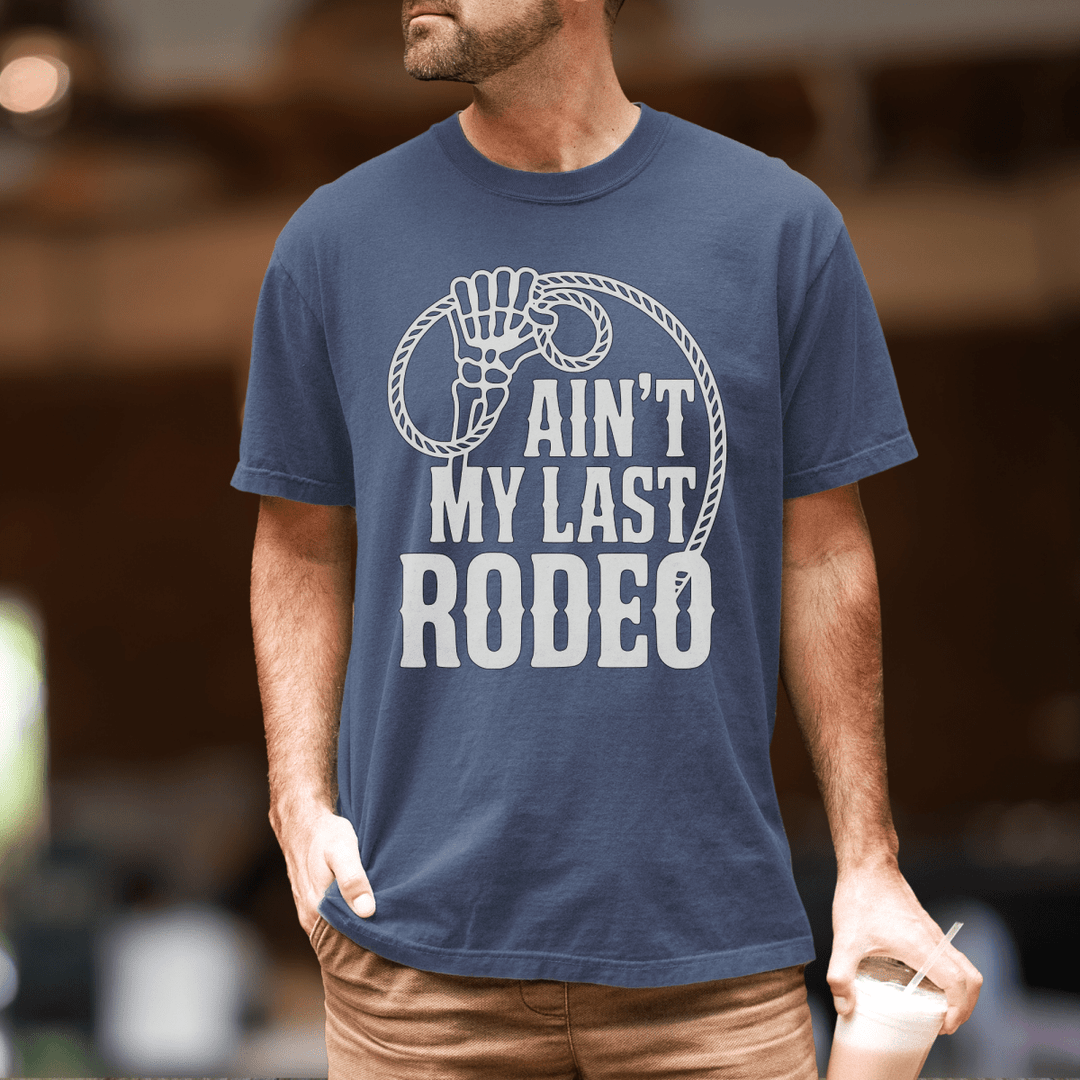 My Last Rodeo Lasso Tee - Sunlit Funlit Country Concert Tees
