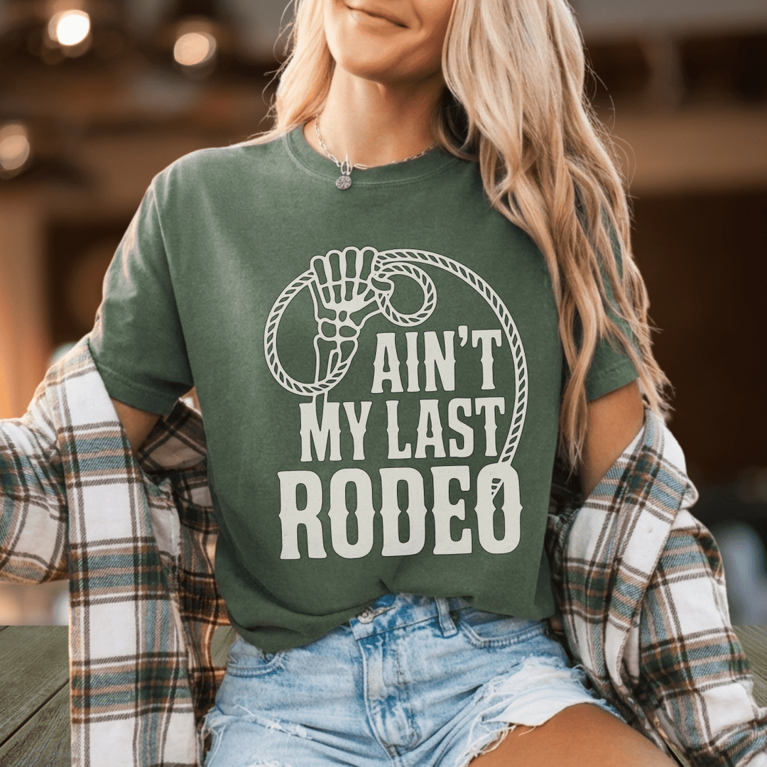 My Last Rodeo Lasso Tee - Sunlit Funlit Country Concert Tees