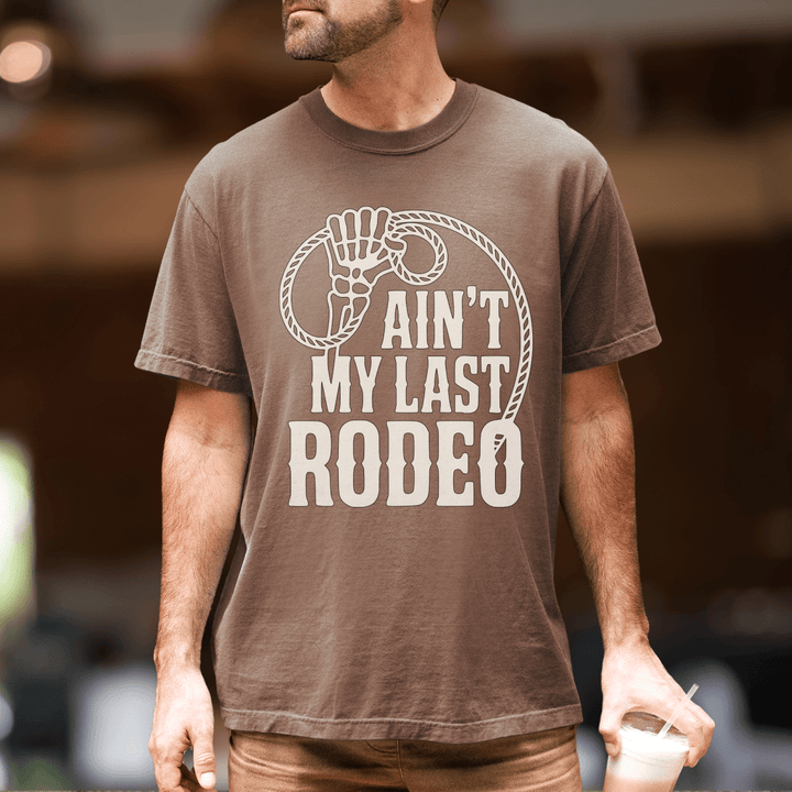 My Last Rodeo Lasso Tee - Sunlit Funlit Country Concert Tees