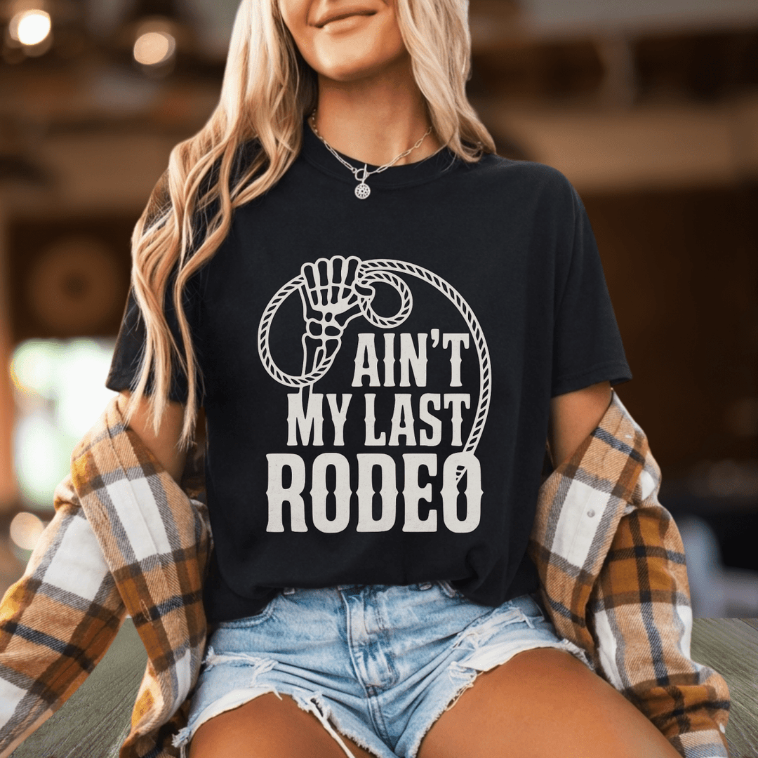 My Last Rodeo Lasso Tee - Sunlit Funlit Country Concert Tees