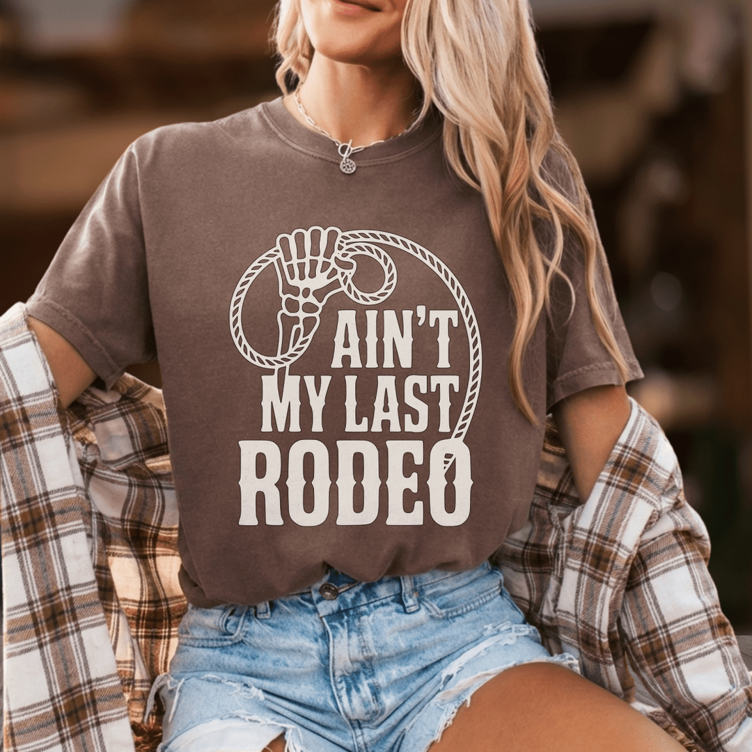 My Last Rodeo Lasso Tee - Sunlit Funlit Country Concert Tees