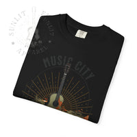 Thumbnail for Nashville Music City Floral Comfort Colors Tee - Sunlit Funlit Country Music Tees