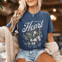 Thumbnail for Never Let My Heart Go All The Way Comfort Colors Tee - Sunlit Funlit | Graphic Tees for Country Concert Addicts