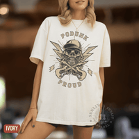 Thumbnail for Podunk Proud Country Fan Tee - Sunlit Funlit | Graphic Tees for Country Concert Addicts