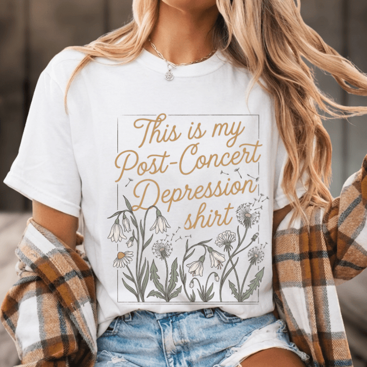 Post-Concert Depression Floral Tee