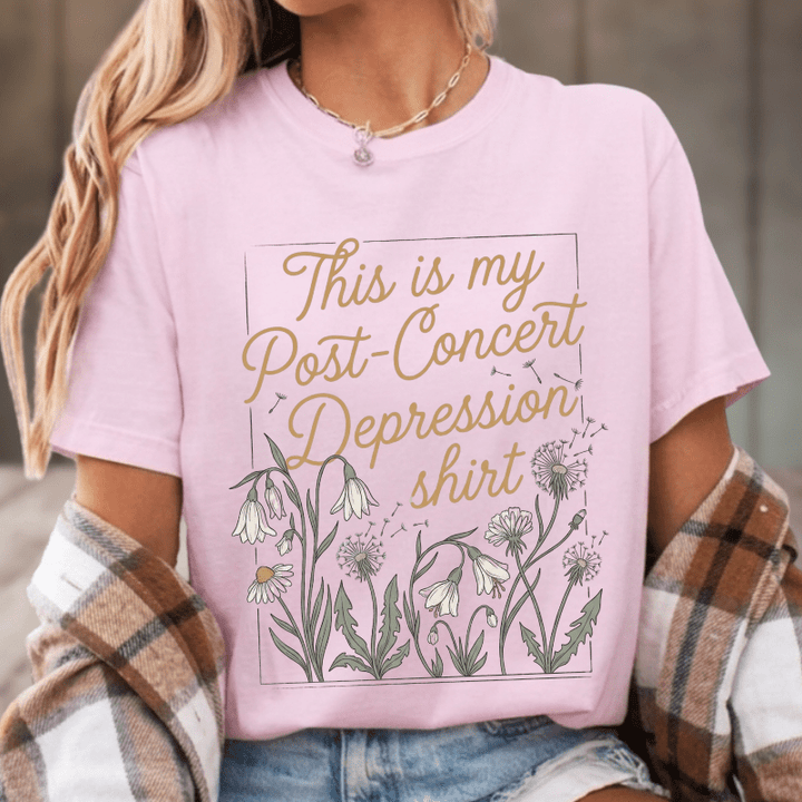 Post-Concert Depression Floral Tee