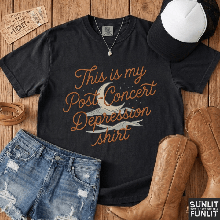 Post Concert Depression Moon Tee