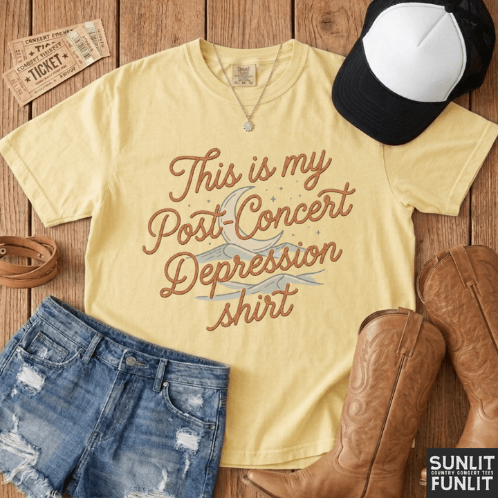 Post Concert Depression Moon Tee