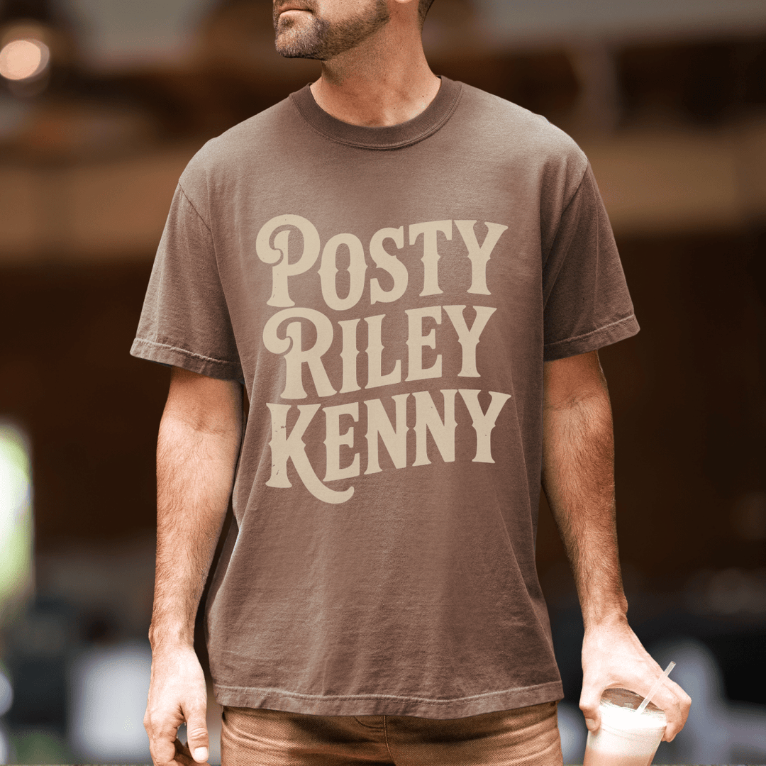 Posty Riley Kenny Country Music Festival Tee - Sunlit Funlit Country Concert Tees