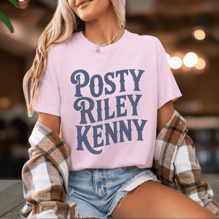 Posty Riley Kenny Country Music Festival Tee - Sunlit Funlit Country Concert Tees