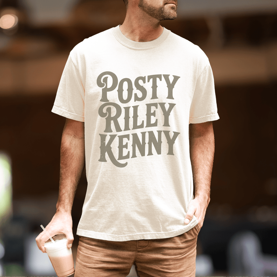 Posty Riley Kenny Country Music Festival Tee - Sunlit Funlit Country Concert Tees