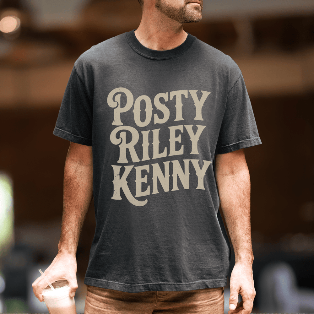 Posty Riley Kenny Country Music Festival Tee - Sunlit Funlit Country Concert Tees