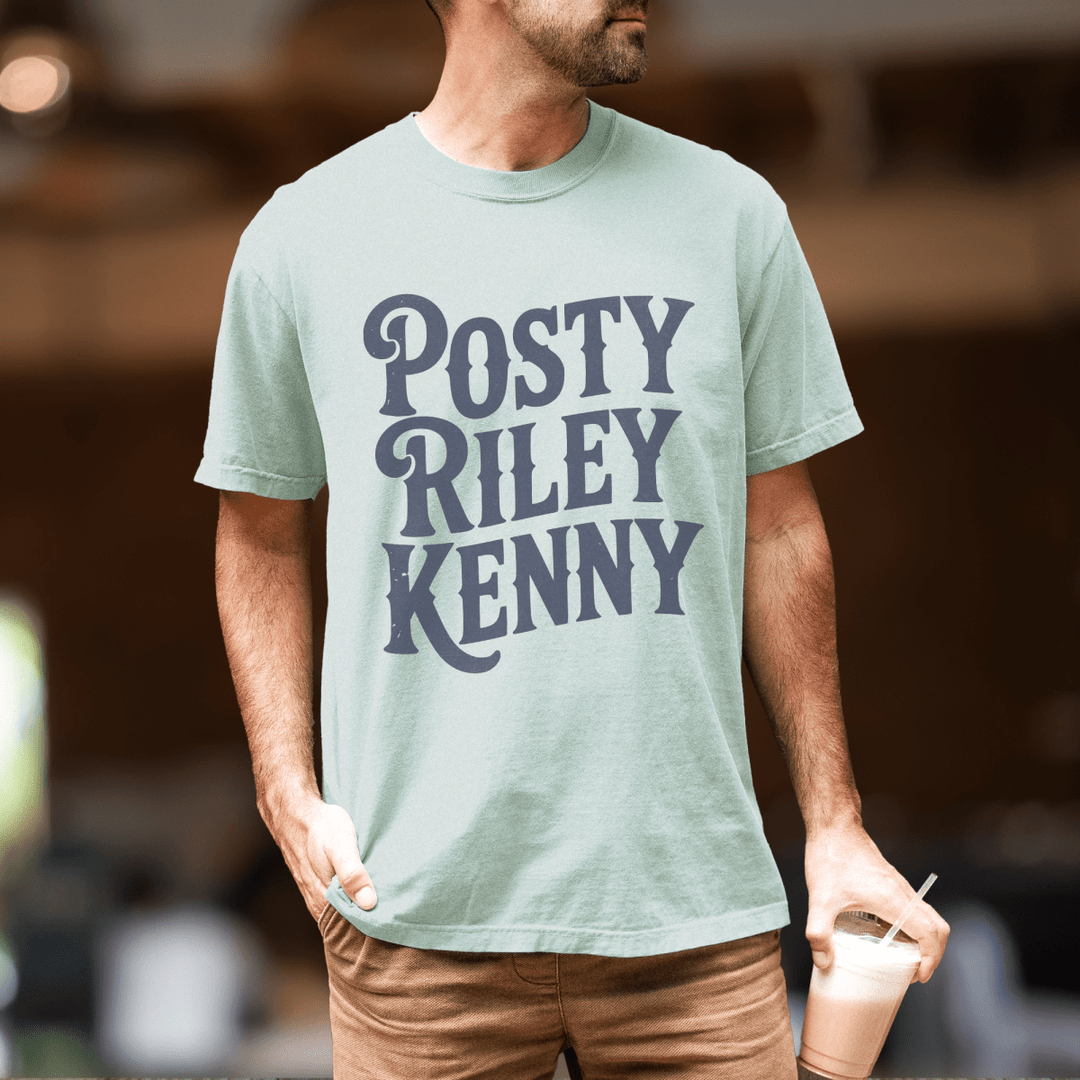 Posty Riley Kenny Country Music Festival Tee - Sunlit Funlit Country Concert Tees