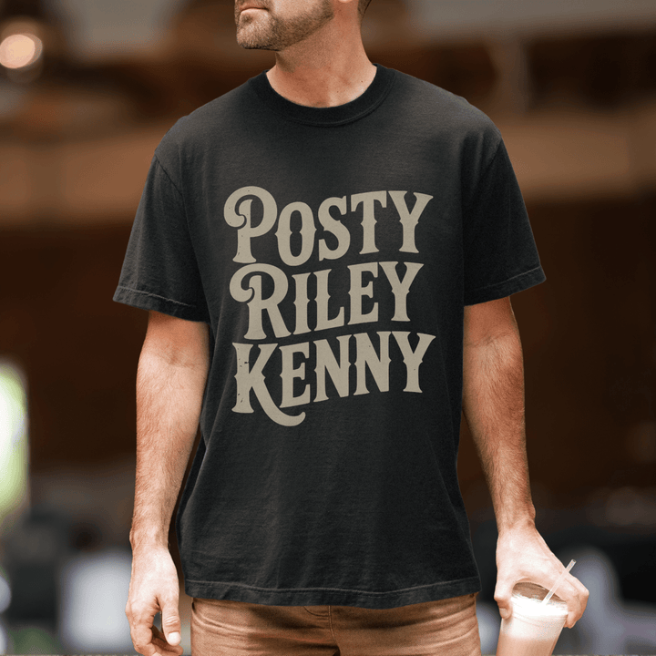 Posty Riley Kenny Country Music Festival Tee - Sunlit Funlit Country Concert Tees