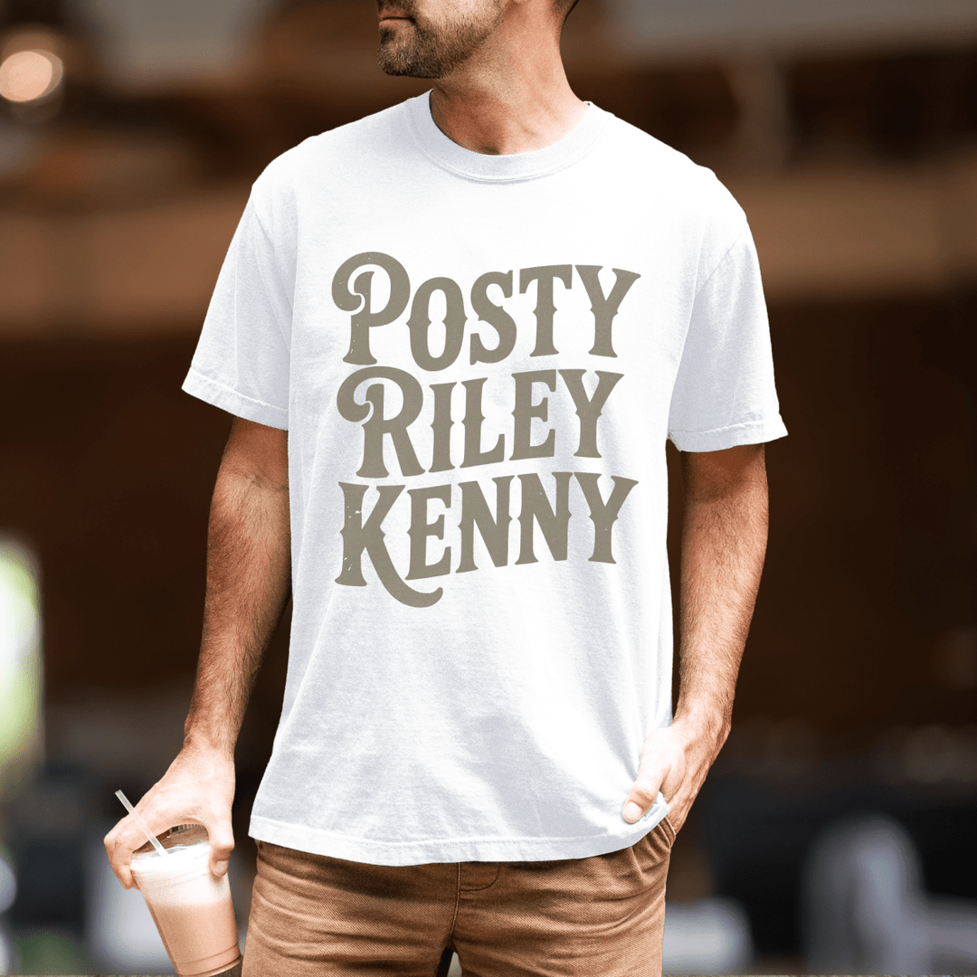 Posty Riley Kenny Country Music Festival Tee - Sunlit Funlit Country Concert Tees
