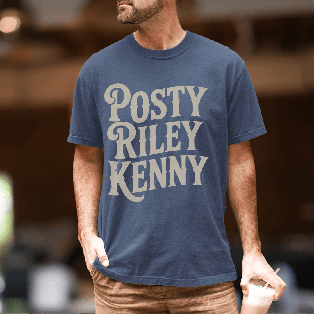 Posty Riley Kenny Country Music Festival Tee - Sunlit Funlit Country Concert Tees