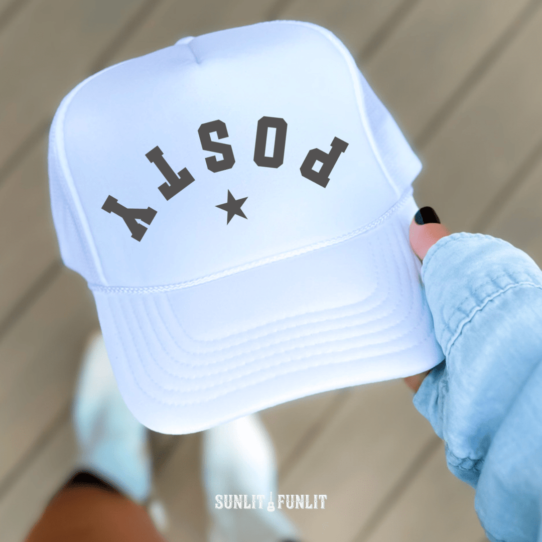 Posty Western Star Country Trucker Hat - Sunlit Funlit | Graphic Tees for Country Concert Addicts