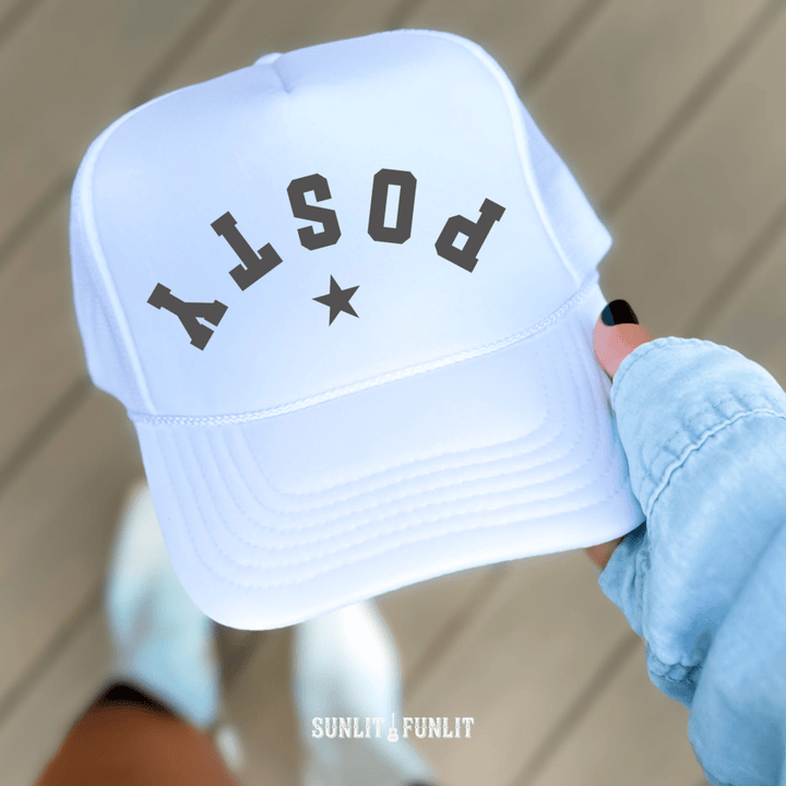 Posty Western Star Country Trucker Hat - Sunlit Funlit | Graphic Tees for Country Concert Addicts