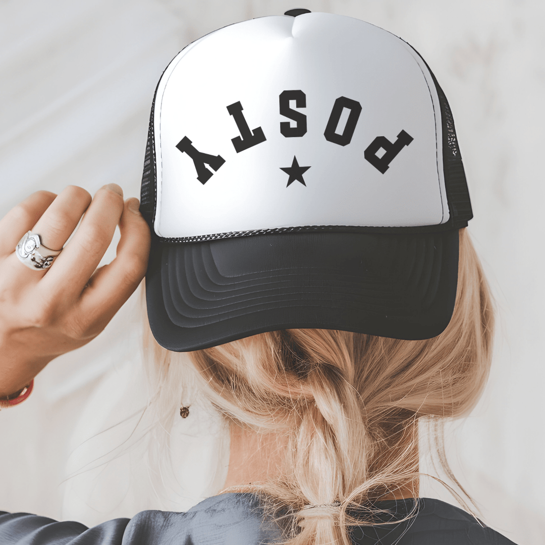 Posty Western Star Country Trucker Hat - Sunlit Funlit | Graphic Tees for Country Concert Addicts
