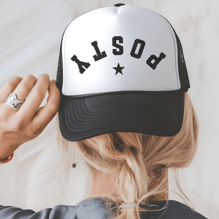 Posty Western Star Country Trucker Hat - Sunlit Funlit | Graphic Tees for Country Concert Addicts