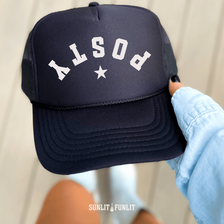 Posty Western Star Country Trucker Hat - Sunlit Funlit | Graphic Tees for Country Concert Addicts
