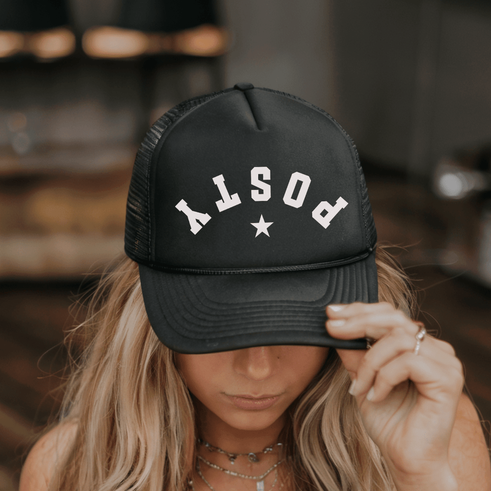 Posty Western Star Country Trucker Hat - Sunlit Funlit | Graphic Tees for Country Concert Addicts