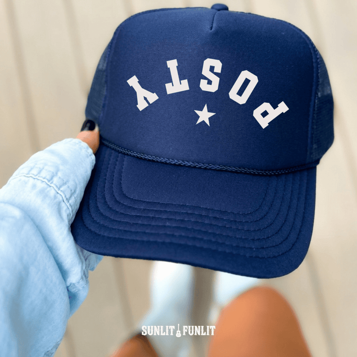 Posty Western Star Country Trucker Hat - Sunlit Funlit | Graphic Tees for Country Concert Addicts