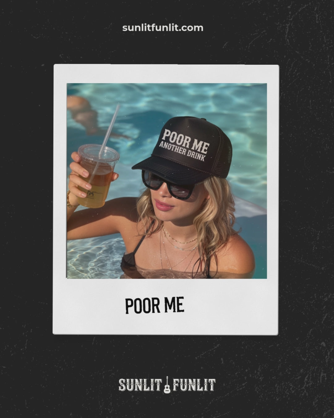 Poor Me Another Drink Wallen Fan Trucker Hat