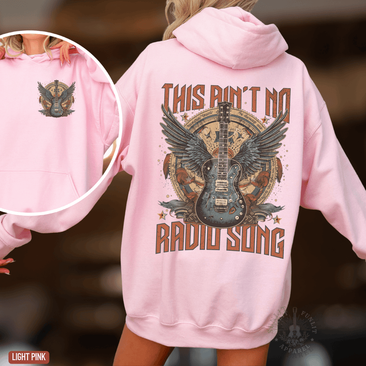 Radio Song Country Concert Hoodie - Sunlit Funlit | Graphic Tees for Country Concert Addicts