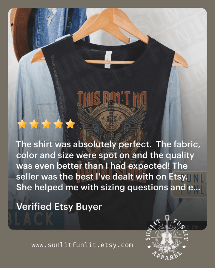 Radio Song Muscle Tank - Hardy Concert Tank Top - Sunlit Funlit | Graphic Tees for Country Concert Addicts