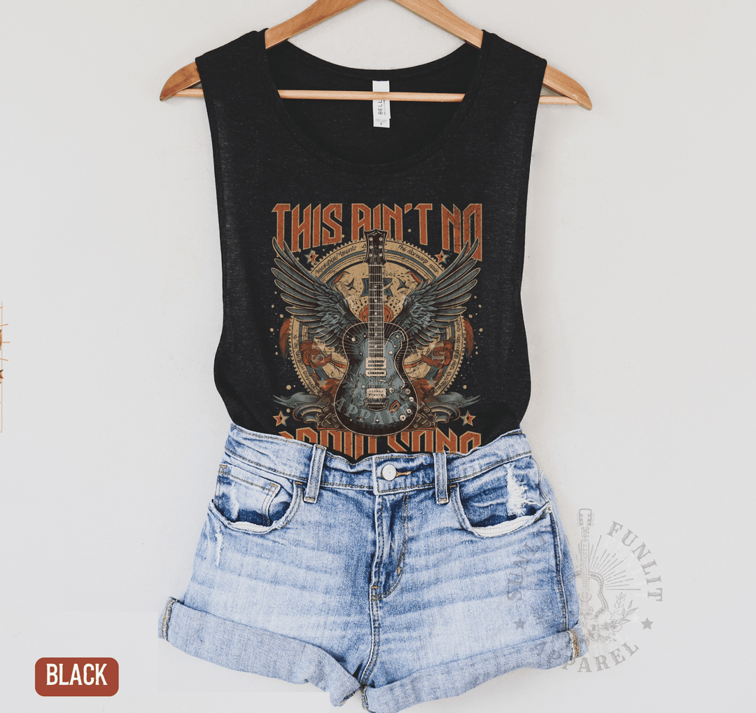 Radio Song Muscle Tank - Hardy Concert Tank Top - Sunlit Funlit | Graphic Tees for Country Concert Addicts