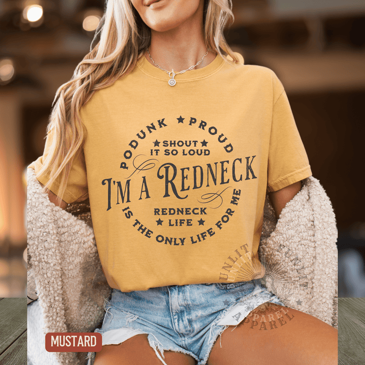 Redneck Life For Me Country Concert Tee - Sunlit Funlit | Graphic Tees for Country Concert Addicts