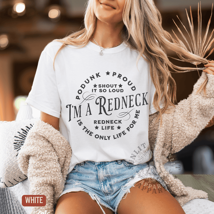 Redneck Life For Me Country Concert Tee - Sunlit Funlit | Graphic Tees for Country Concert Addicts