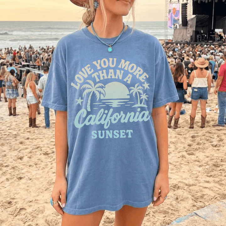 Retro California Sunset T-Shirt