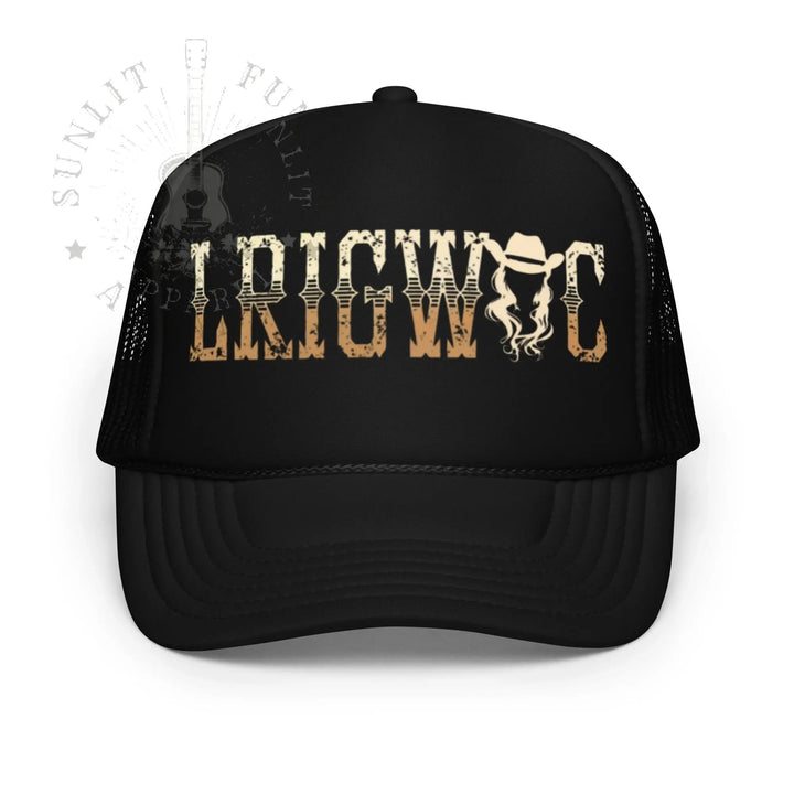 Reverse Cowgirl Country Concert Trucker Hat - Sunlit Funlit | Graphic Tees for Country Concert Addicts