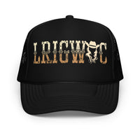 Thumbnail for Reverse Cowgirl Country Concert Trucker Hat - Sunlit Funlit | Graphic Tees for Country Concert Addicts