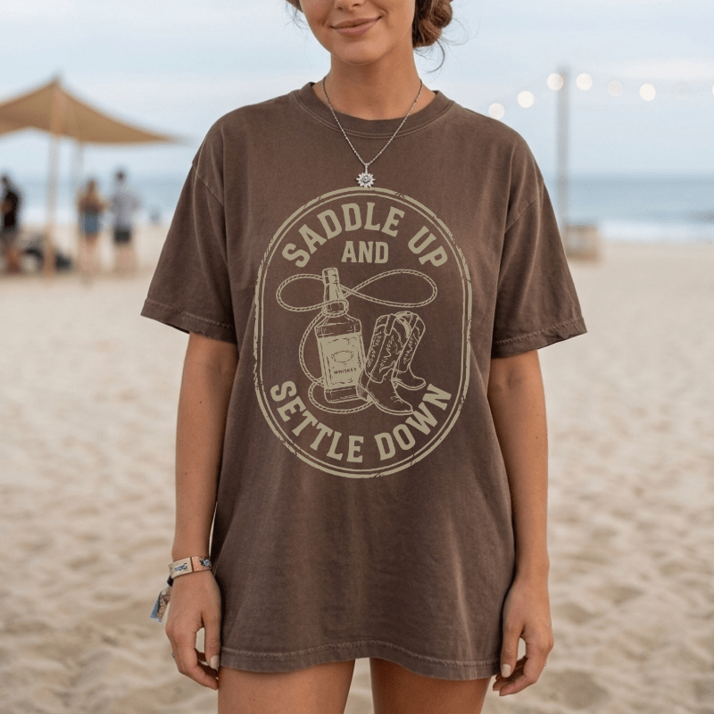 Saddle Up Settle Down Tee