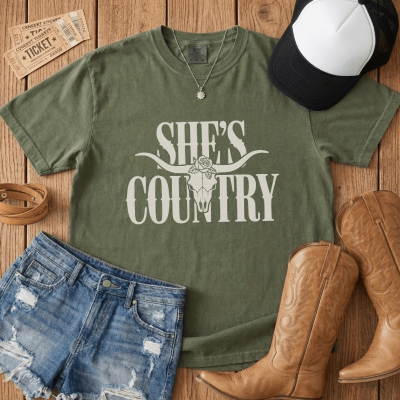 She's Country Aldean T-Shirt