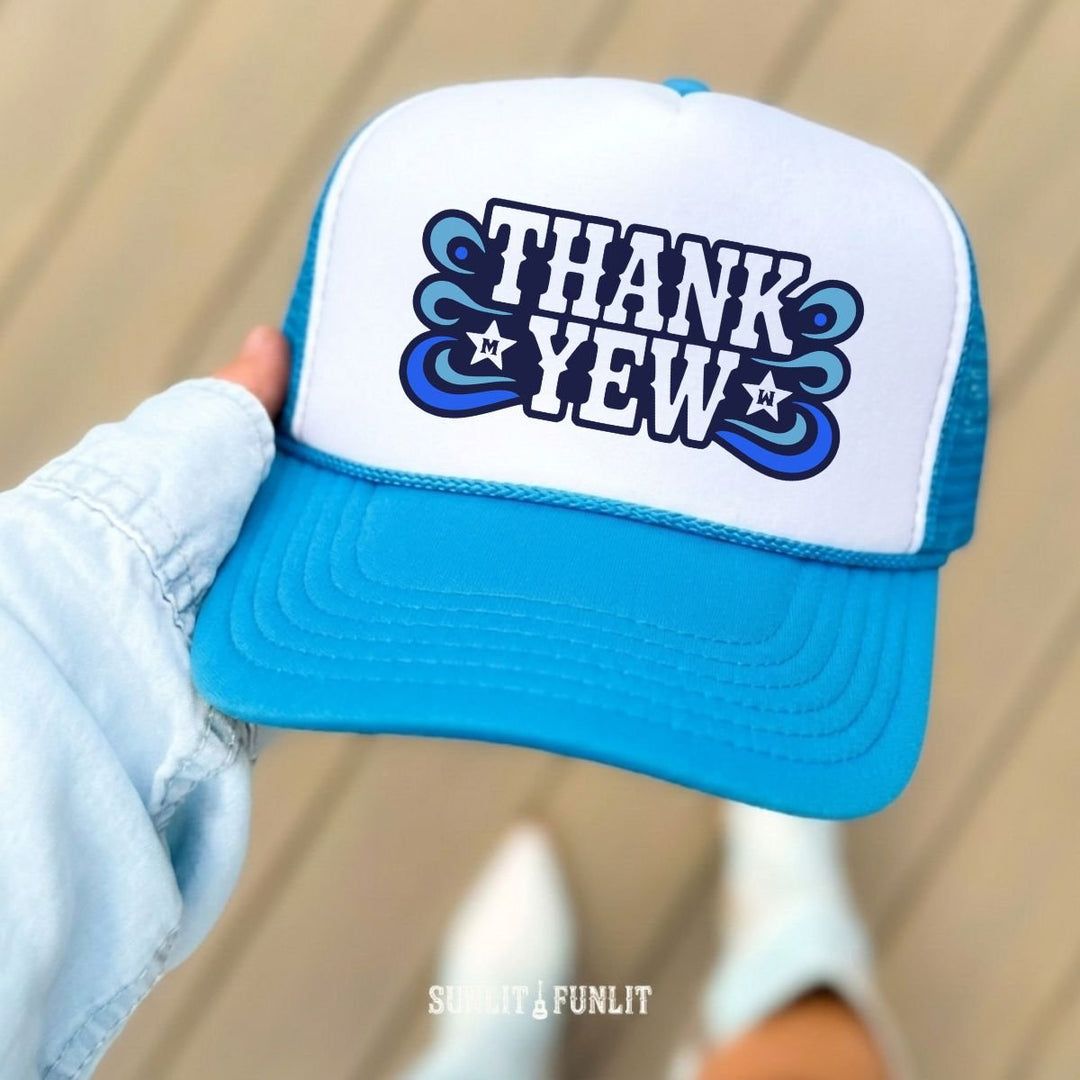 Thank Yew Hat | Wallen Fan Country Concert Trucker Hat - Sunlit Funlit