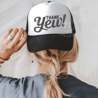 Thumbnail for Thank Yew Trucker Hat – Wallen - Inspired Country Concert Hat - Sunlit Funlit | Graphic Tees for Country Concert Addicts